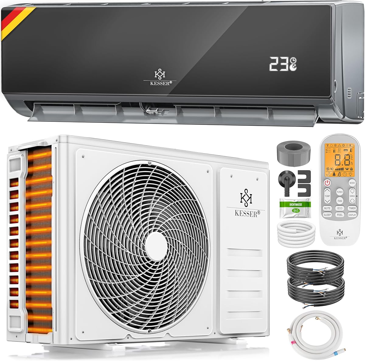 KESSER Split-Klimaanlage 9.000 BTU
